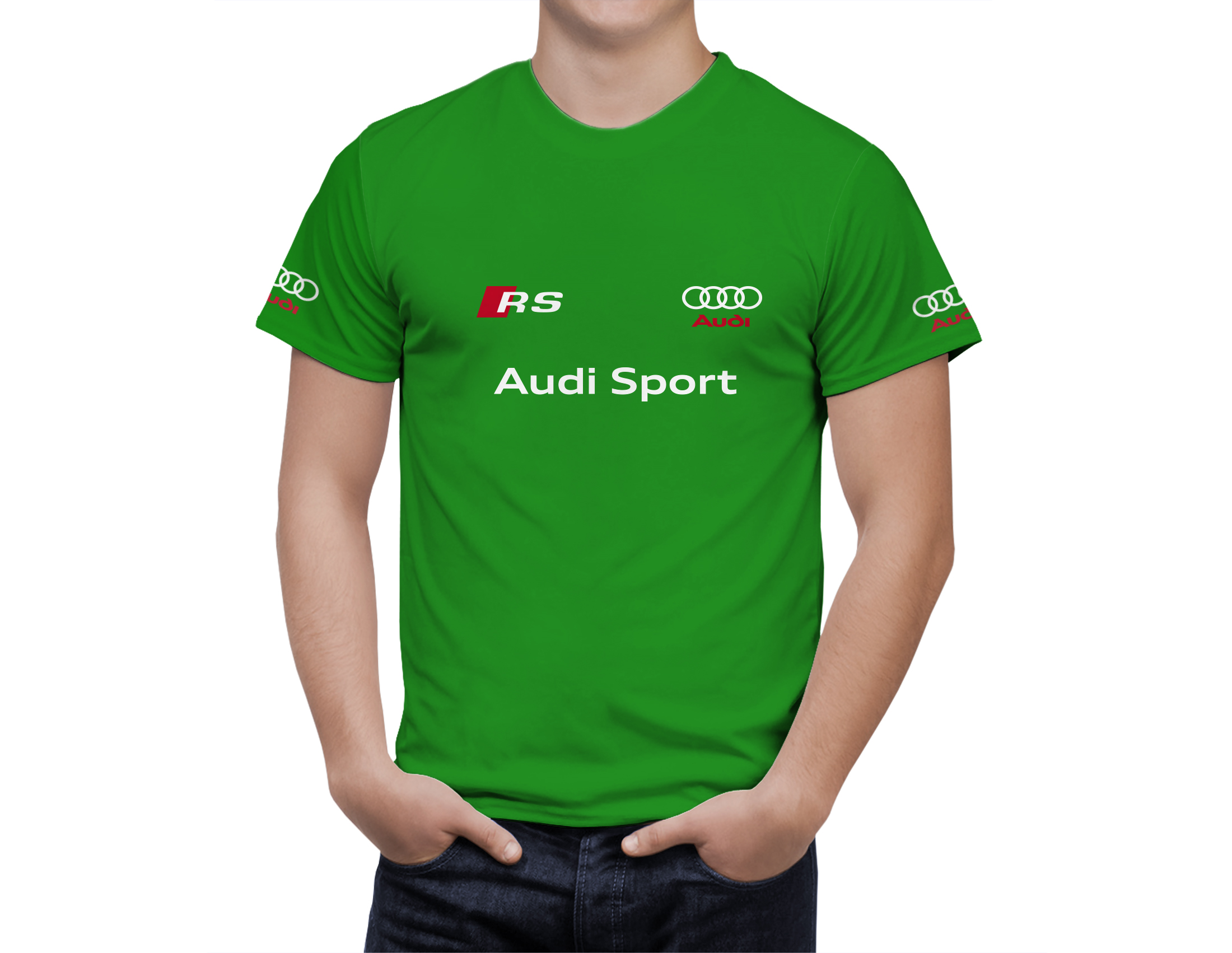 Audi Sport Green T Shirt ASGTS 9776